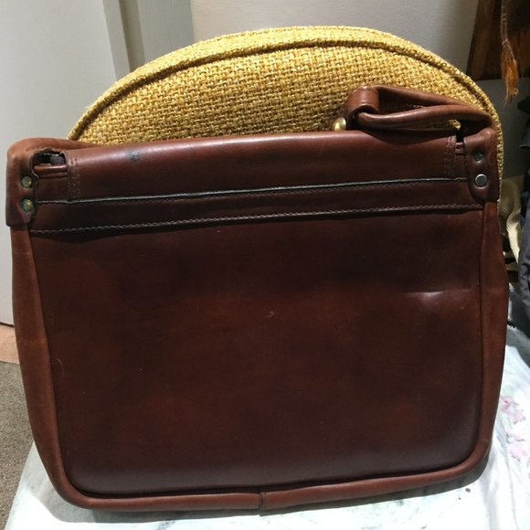VINTAGE MESSENGER CROWN LEATHER BAGS - Picture 4 of 14